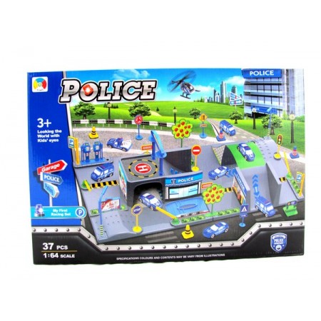 Miasto garaż straż policja