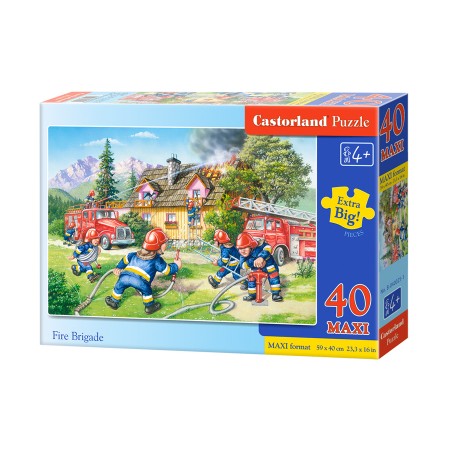 Puzzle 40 elementów MAXI Fire Brigade