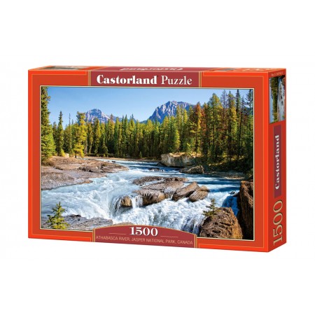 Puzzle 1500 el. Athabasca River, Jasper National Park, Canada