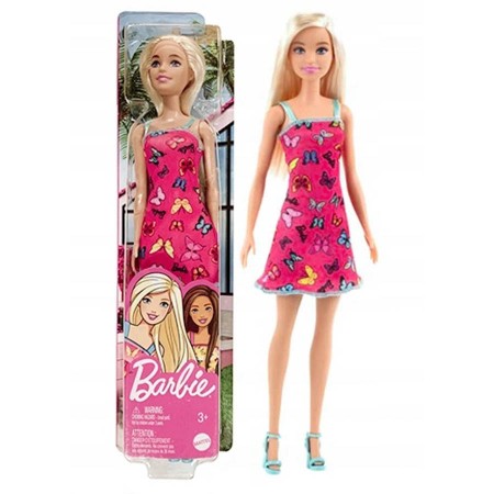 Klasyczna lalka Barbie Motyle różowa