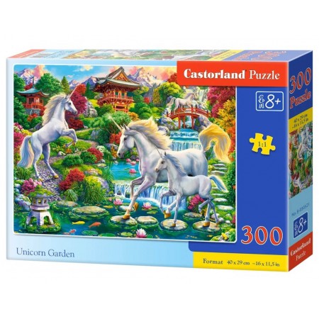 Puzzle 300 el. Unicorn garden
